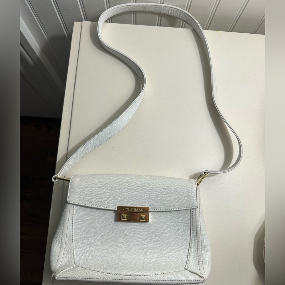 While Cole Haan Leather Crossbody